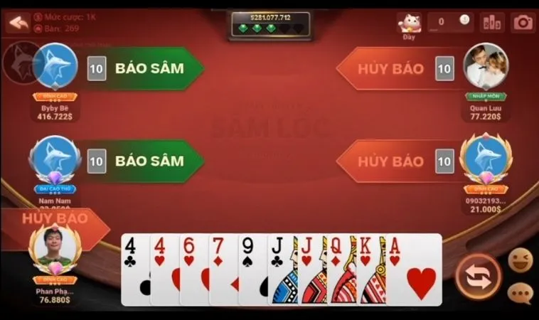 Cách tham gia chơi Sâm Lốc Tại Nhà Cái 8KBet